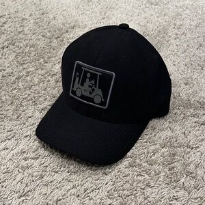 Travis Mathew Black Golf Cart Hat